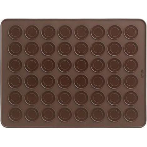 Set de Cuisson Pour Macarons: Tapis à Macarons En Silicone - 38.3x28.5cm  PLUS Outil buse pour garniture (1/4)