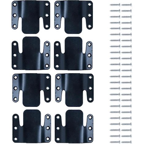 Connecteurs, supports et accessoires universels pour canapés modulaires - 4 kits, 8 pièces (1/5)