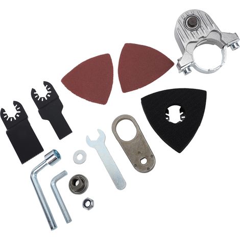 Kit adaptateur pour outil oscillant, convertisseur en acier inoxydable type 100 pour meuleuse d'angle vers outil multifonction, accessoires de conversion pour meuleuse d'angle (1/5)