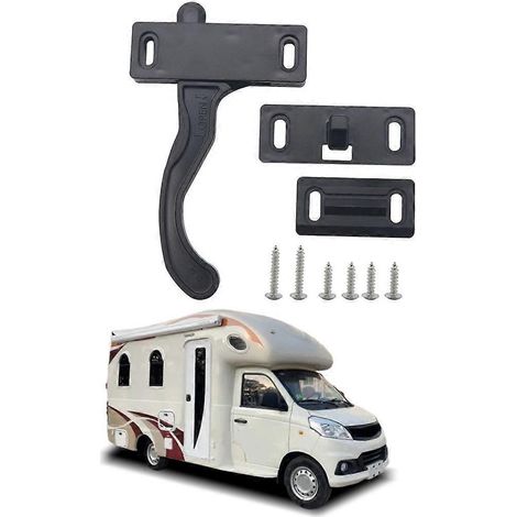 Poignée de porte moustiquaire droite pour camping-cars et caravanes (1/4)