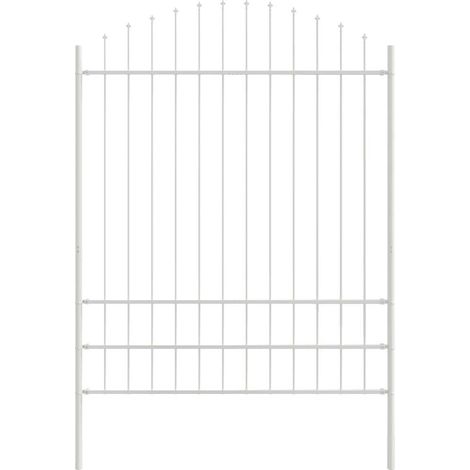 Maison Exclusive - Gartenzaun Woerden Weiß 170 x 225 cm Pulverbes