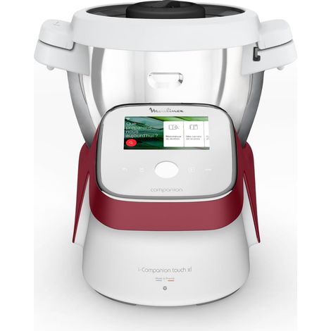 Moulinex Robot da Cucina Multifunzione I-Companion Touch, Potenza 1550 W, Capacità 4,5L, Temperatura da 30 a 150 °C, 14 Programmi Automatici e 5 Accessori Dedicati, HF9345 (1/5)