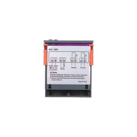 Thermostat numérique STC-1000 avec sonde externe – Régulateur de température précis pour chauffage et climatisation (1/5)