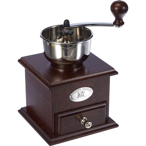 Peugeot 19401765 Macinacaffè Brasile Legno Noce, Nero, 13 cm