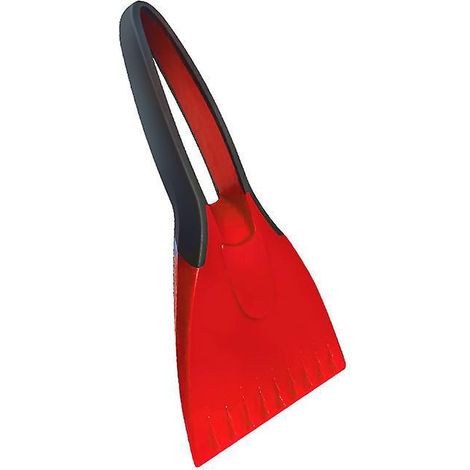 rouge Grattoir  Glace  Avec Racloir En  Antidrapante Gratte-givre Raclette Pare Brise Outil D'hiverl'image Du Produit Est L'image Principale (1/3)