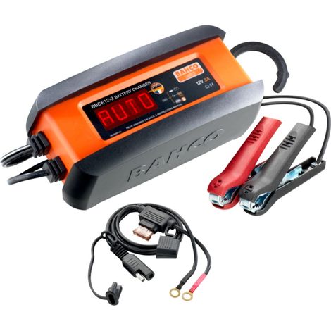 Bahco Batterieladegerät Erhaltungsladegerät 3 Ampere 12V Batterie KFZ Auto (1/4)