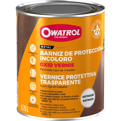 Barniz de protección incoloro Owatrol OXID VERNIS SATINADO  2,5 litros