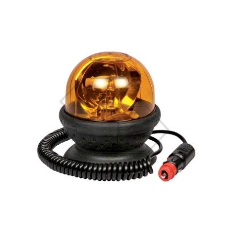 Girofaro saturnello NEWGARDENSTORE base magnetica 12V per trattore agricolo