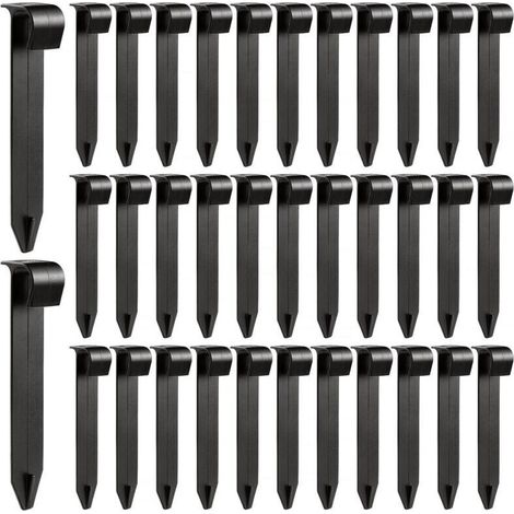 35 Pieces 16mm Irrigation Pipe Support Stakes, Drip Irrigation Support Stakes, for 16mm Drip Tubing, for Vegetable Gardens, Gardens, Flowerbeds