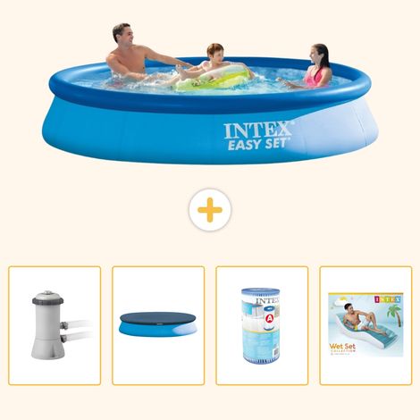 Intex Piscine Easy Set Ronde - 366x76 cm - 5-pièces S287 (1/5)