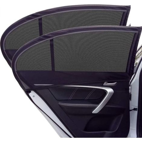Universeller Sonnenschutz für Autos – Elastisches Netzgewebe mit UV-Schutz – Für die Heckscheibe – 2 Stück (1/5)