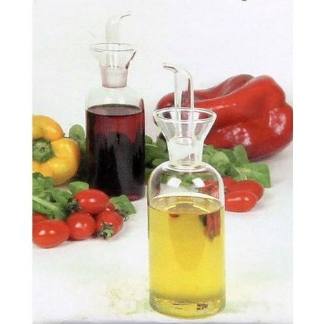 Ampolla per olio e aceto in vetro