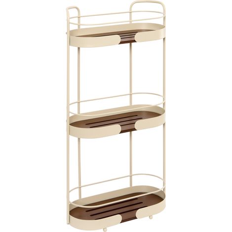 Étagère de douche argileo ovale 3 niveaux beige - 5five