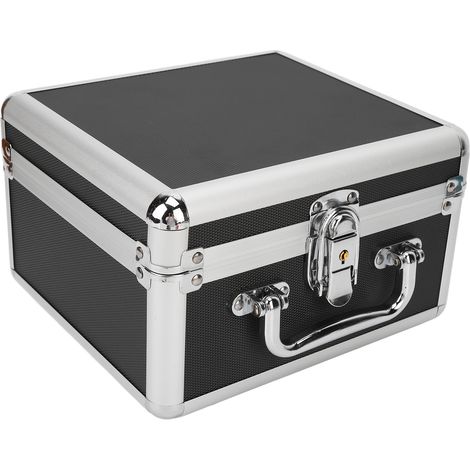 Boîtier de rangement pour disques durs 2,5 pouces, 20 emplacements, double protection, poignée pratique, étui avec verrou de sécurité pour la maison et le bureau (1/5)