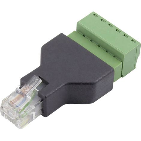 Adaptateur RJ 12 TRU COMPONENTS FL-30 RJ12 mâle, droit 1 pc(s) S335261 (1/2)