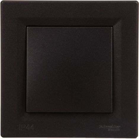 Asfora 1-poliger Schalter IP44 mit anthrazitfarbenem Gehäuse EPH0100271
