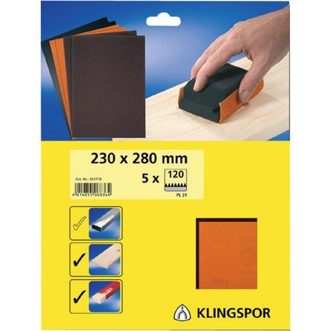 Carta Vetrata Finitura 230X280Mm K 40 Klingspor