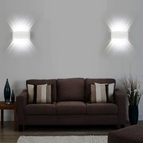 Applique murale LED 8W étanche – Lumière blanche froide – Design moderne pour chambre, couloir, salon – Résistante à l'oxydation
