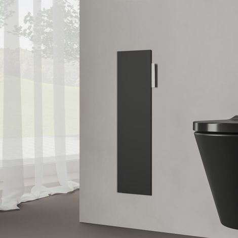 Kronenbach Cube Design WC-Modul 60 cm - Unterputz, Glasfront, Anschlag links (1/5)