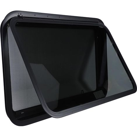RV Window, aluminum Frame Ventilation Window with Support arm for Campervan and Travel Trailer (1/5)