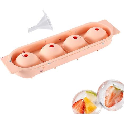 à Glaçons en Silicone 4 Cavités Démoulage Facile (1/5)