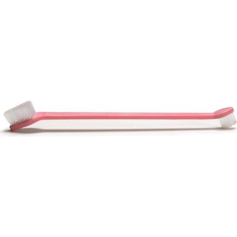 Brosse à dents double pour chiens et chats