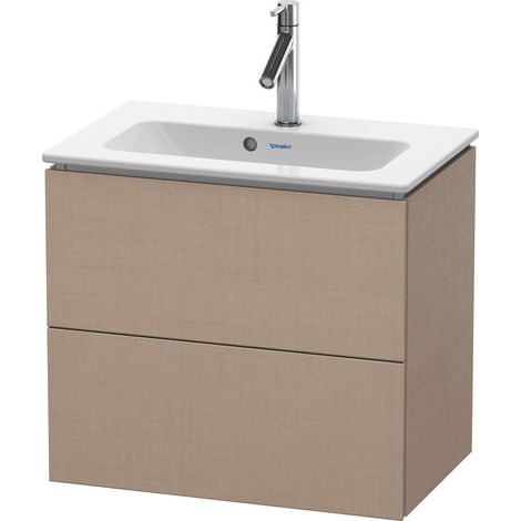 Duravit L-Cube mueble bajo lavabo suspendido, Compact, 2 cajones,