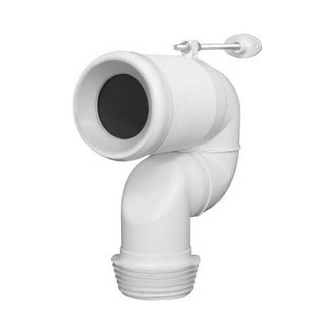 CURVA TECNICA IN PLASTICA 90° SOLO PER VASO TRASLATO BTW Misura: Diam. 90/110 mm