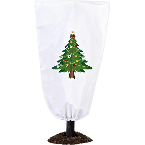CCYKXAPlanting cover, frost protection, Christmas design plant cover, frost protection fabric for trees, roses, and shrubs (1/5)