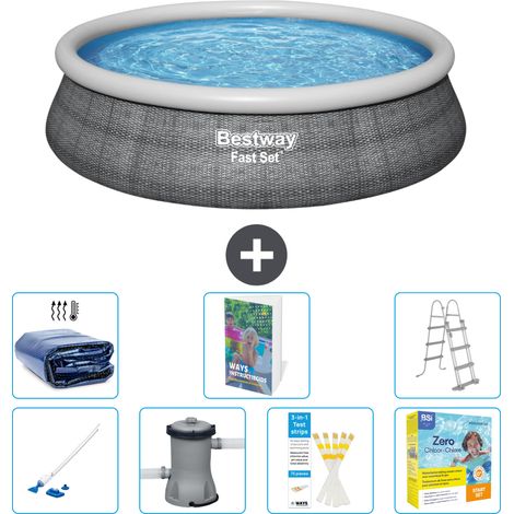Bestway Bestway Fast Set Ronde - 457x107 cm - 8-pièces S370 (1/5)