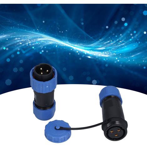 IP68 wasserdichter Luftfahrtstecker und -buchse LP20, lötfrei, mehradrig, lötfreier Stecker und Buchse, 250 V, Φ6-12 mm², 3-adrig. (1/5)