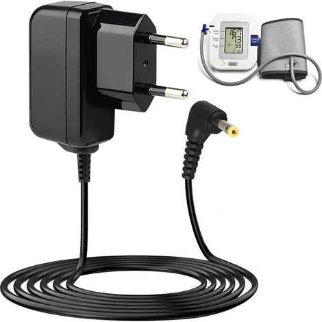 Alimentation 6V Chargeur Tensiometre pour Omron HHP-CM01 M2 M3 M4 M6 M7 M2 Basic M3 Comfort, Alimentation Adaptateur Secteur Compatible avec Omron M400/500/700 X2 X3 X4 X7 Smart Intelli IT (1/5)