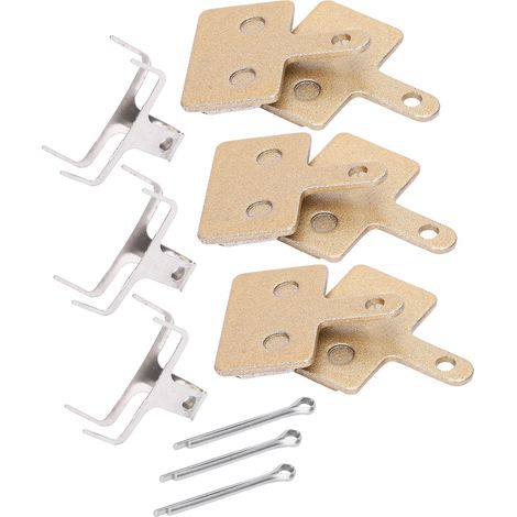 3 paires de plaquettes de frein à disque métalliques M446 pour VTT et véhicules électriques (1/5)
