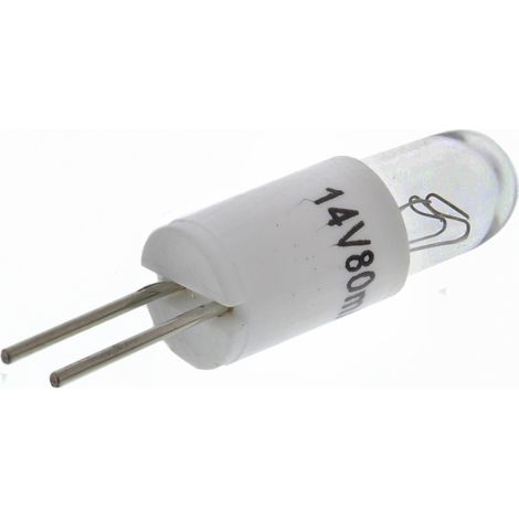 Ampoule RS PRO 14 V 80 mA, 2 broches