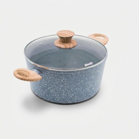 Antihaft-Aluminium-Kasserolle 24cm Bisetti Pierre Gourmet (1/2)