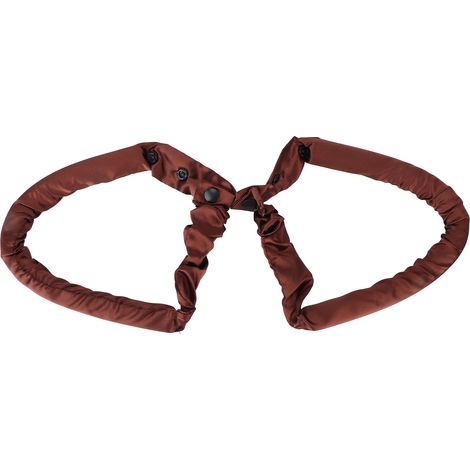 Bandeau de nuit en mousse EVA avec bigoudis sans chaleur pour boucles définies - Accessoire coiffure DIY marron (1/5)