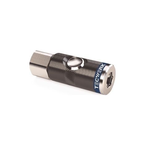 Bouton-poussoir  de sécurité  DN  7,4,IG  AluNBR  Filetage  G  1/2  pouce  19,17mm  TECWERK (1/2)