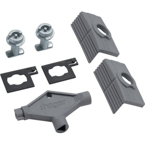 Jeu serrure 3mm+clé orion méta - ENVELOPPES HAGER FL95Z