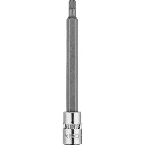 Sechskantbit H4 auf 1/4"-Stecknuss, lang, 87 mm (1/5)