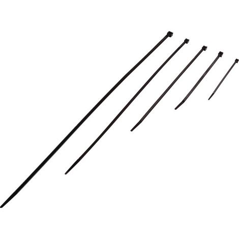 25 fascette per cablaggi interni, 3,6 x 140 mm