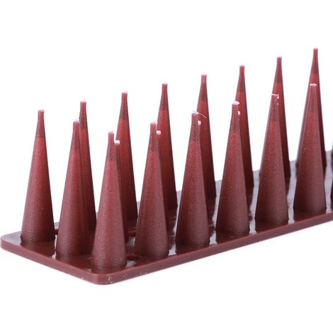 Lot de 12 répulsifs antistatiques en plastique (43 x 3 x 4 cm) pour circuits électriques, antistatiques et anti-picots pour oiseaux. (1/5)