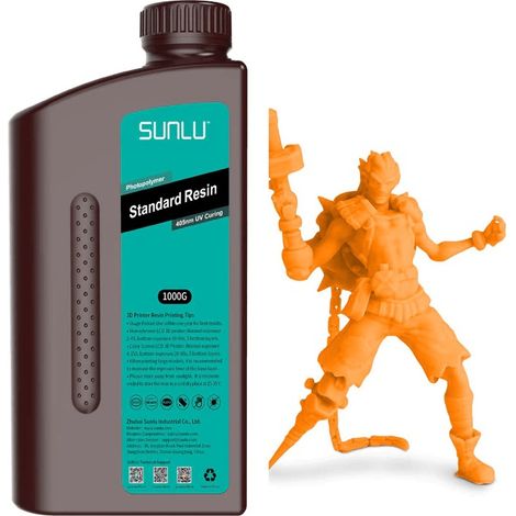 SUNLU Standard 3D Resin SUNLU Standard 3D Resin 1000g Orange