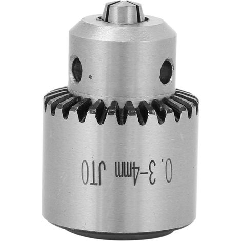 Mandrin de perçage miniature 0,3-4mm, adaptateur à clé, type cône JT0, montage sur tige, pour perceuse précision, avec clé de serrage (1/5)