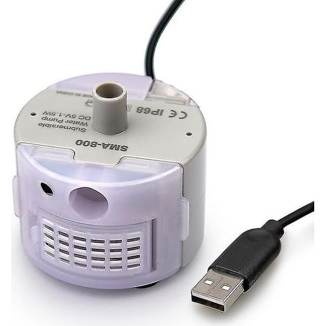 Pompe à eau Sma-800 pour fontaine animalière, moteur sans balais silencieux, submersible - m.39 (1/5)