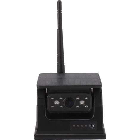 Caméra de Recul Magnétique sans Fil, Caméra de Recul Solaire WiFi, avec Lumière de Nocturne 1080p et Objectif de Vue Avant et Arrière 150 °, Verse la Voix, Voile de Camping (1/5)