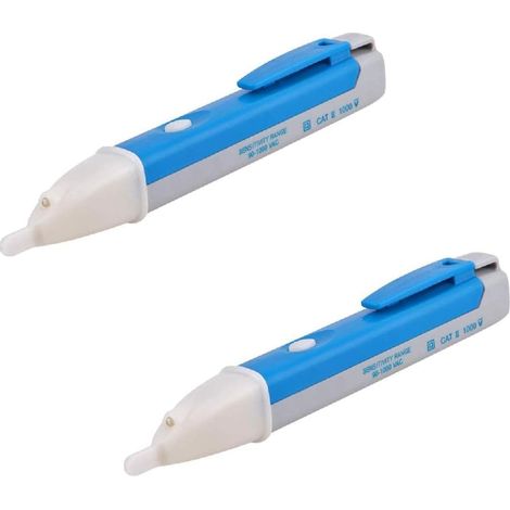 2pcs testeur de Tension sans Contact Stylo détecteur électrique 90-1000V AC Stylo testeur électrique inductif (1/3)