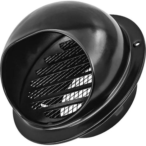1 grille de ventilation, diamètre extérieur 14 cm, acier inoxydable, forme ronde, pour hotte cuisine et salle de bain (1/5)