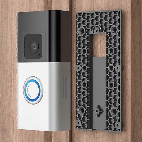 Support de sonnette vidéo sans perçage compatible avec les sonnettes vidéo 3/3 Plus/4 et Battery Doorbell Plus/Pro  accessoire de fixation pour sonnette - JXLGV (1/5)