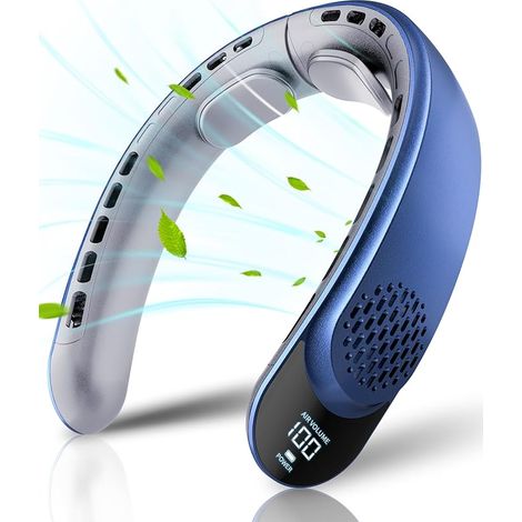 Ventilateur de cou sans pales, ventilateur de cou portable à 4 turbos (1/5)