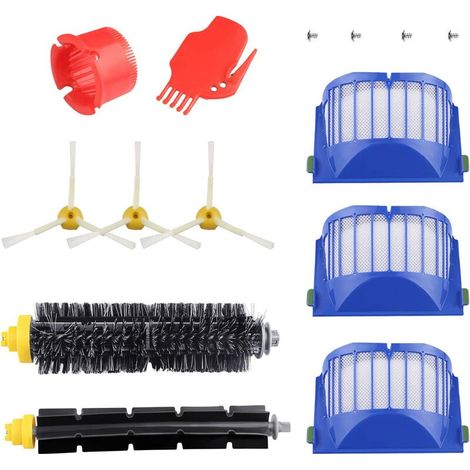 Filtre Brosse kit de Rechange compatibles avec aspirateur Roomba 600 620 630 650 660 Série (1/5)